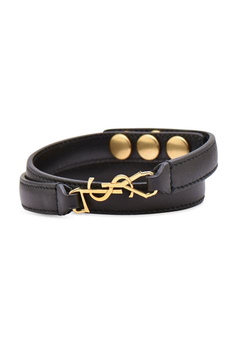 women ysl bracelet|yves saint laurent leather bracelet.